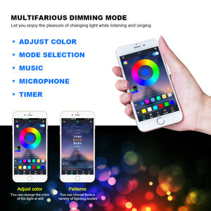 APP Control LED Devil Eyes Halo Rings Kit 360 Grad Super Bright 2, 5-3 Zoll Projektor linse für Auto Motorrad Scheinwerfer Neu - Product Image 5