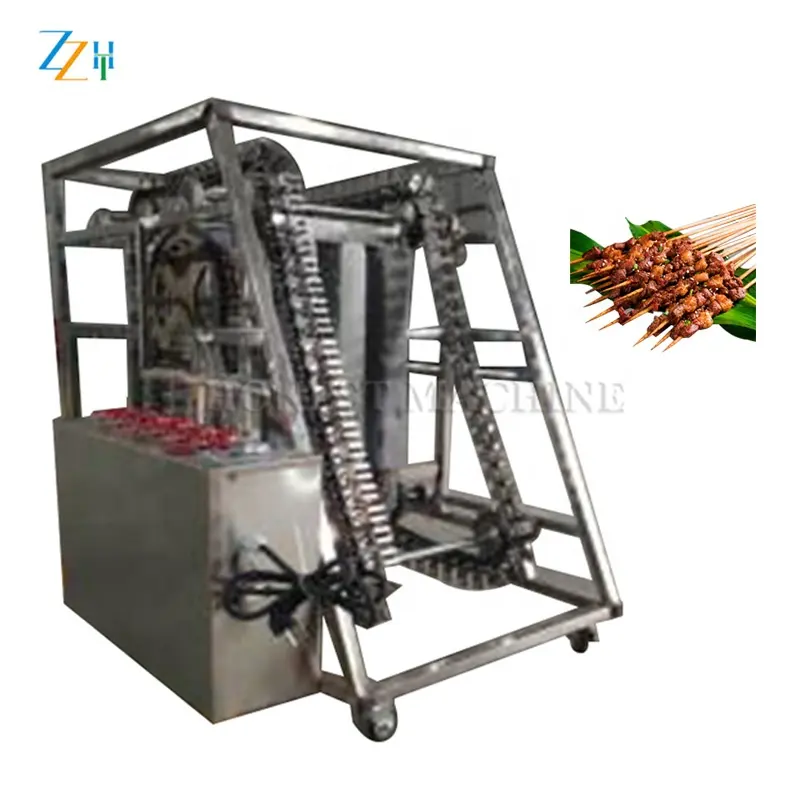 Machine de barbecue à chaîne de haute qualité/Produit de barbecue faisant des machines/Machine de barbecue automatisée