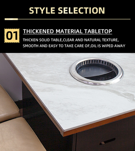 Không Khói Thương mại Hàn Quốc BBQ nướng bảng lẩu Table.Restaurant bảng - Product Image 4