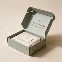 Boîte d'expédition en carton ondulé écologique en gros, boîte personnalisée avec logo, boîte de taille personnalisée, boîte d'emballage pour chaussettes et chemises