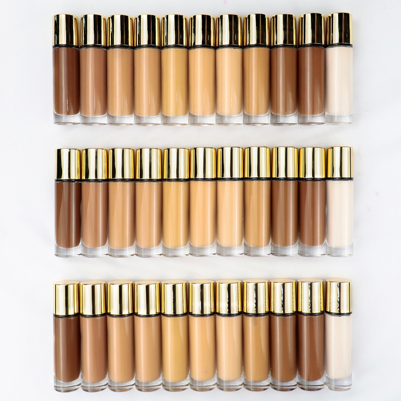 Full Coverage Foundation Makeup Waterproof and