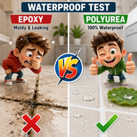 Mortier-colle polyuréthane pour carrelage, mastic de jointure pour carreaux de céramique, produit de scellement et de remplissage pour joints, idéal pour la décoration des sols et des murs de salles de bain et cuisines.