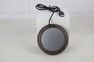 Posavasos Calentador de Tazas USB Personalizado - Base Calefactora de Madera para Tazas de Café, Té y Bebidas para Escritorio, Hogar u Oficina - Product Image 4