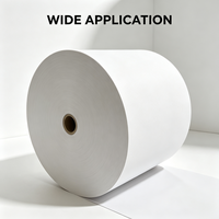 Papier de transfert par sublimation de qualité supérieure en rouleau jumbo, moins de plis, pour la production en série d'impressions textiles par sublimation