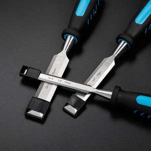 Juego de 8 cinceles de acero industriales para tallado de madera con guía de afilado, piedra de afilar y estuche de almacenamiento, puntas en V de 1/4"-1-1/2", para bricolaje - Product Image 4