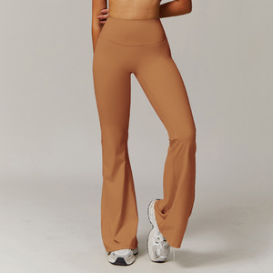 Trong Kho Cho oner Hoạt Động Flare Yoga Xà Cạp Đối Với Phụ Nữ Chân Rộng Chạy Quần Với Chuông Dưới Tập Thể Dục Quần - Product Image 5