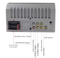 Reproductor MP5 Universal para Auto de 7 Pulgadas con Pantalla Táctil Completa, 2 DIN, Multimedia, Estéreo, Radio FM, Reproductor de Video, USB/TF, Entrada AUX, Cámara Trasera