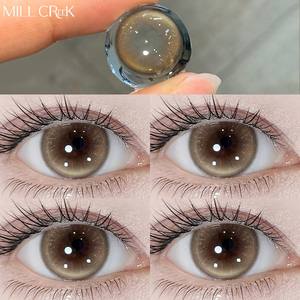 Lentilles de contact souples naturelles Haipurecon Sky <span class=keywords><strong>Blue</strong></span>, diamètre 14,5 mm, HEMA-NVP, 40 % d'eau, maquillage, vente en gros, blister Yimeixi PP - Product Image 5