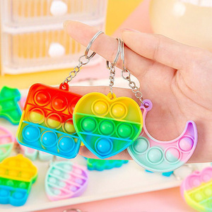 Gantungan kunci dekompresi jari gantungan kunci anak mainan anak perempuan gantungan kunci besar gantungan kunci - Product Image 5