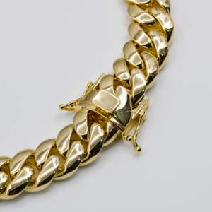 Collar bañado en <span class=keywords><strong>oro</strong></span> de <span class=keywords><strong>18</strong></span> quilates estilo hip-hop para <span class=keywords><strong>hombre</strong></span> y mujer, Gargantilla, estilo cubano, Europa y Estados Unidos - Product Image 5