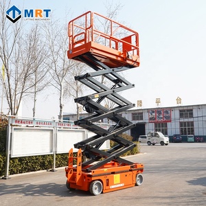 Piattaforma a forbice semovente idraulica completamente elettrica <span class=keywords><strong>MRT</strong></span> ISO CE 10m 12m 14m - Product Image 3