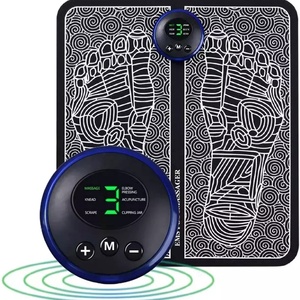 Portable Electric Heated Foot Care Massager Usb <b>Rechargeable</b> Electric Wireless <b>Vibrating</b> Heated Foot Care Massager Tens Ems Foot - Product Image 1