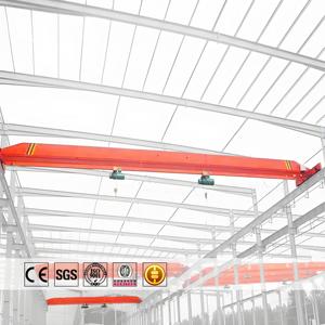 Gru a ponte monotrave da officina da <span class=keywords><strong>2</strong></span>, 7,5 e 10 tonnellate, Gru a ponte monotrave da <span class=keywords><strong>2</strong></span> tonnellate con trave di supporto - Product Image 3