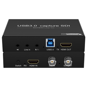 Tarjeta <span class=keywords><strong>de</strong></span> Captura HDMI SDI <span class=keywords><strong>a</strong></span> USB, USB3.0 1080P60fps, Tarjeta <span class=keywords><strong>de</strong></span> Captura <span class=keywords><strong>de</strong></span> Video para Juegos SDI, Convertidor SDI <span class=keywords><strong>a</strong></span> HDMI - Product Image 1