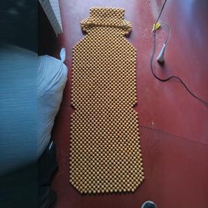 Summer Car Seat Cushion Wooden Beads Cooling Single Piece Front Seat <b>Backrest</b> For Van Truck - Product Image 3