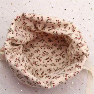 Personalized Color Cheap Eco-friendly Folding Canvas Cotton Drawstring <b>Bag</b> with Double <b>String</b> - Product Image 4