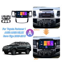 Autoradio Stéréo CarPlay Android Octa-Core d'Usine pour Toyota Fortuner 1 AN50 AN60 HILUX Revo Vigo 2008-2014