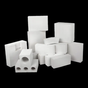 Alta pureza 80% Zirconia Bubble Brick 2400C Materiales de revestimiento de horno de alta temperatura Aislamiento Corte de ladrillo refractario - Product Image 2