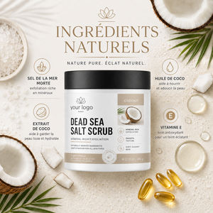 Exfoliante Corporal Premium de Calidad Spa ODM, Exfoliación Suave, Piel Radiante y Lisa, Para Todo Tipo de Piel, con Aceite de Coco y Sal del Mar Muerto - Product Image 3