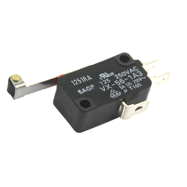 OMROM Micro Switch Limit Switch VX-01-1A2 5VDC 1A PVC Material Back/Front Mounting