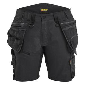 BLAKLADER - 717511499999C42 Pantalones cortos artesanos para mujer en elástico bidireccional Negro/Negro-PANTALÓN DE TRABAJO EAN 7330509957844 - Product Image 1