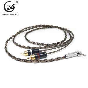 Câble adaptateur audio-vidéo YIVO XSSH HIFI 3,5 mm vers 2 RCA, fil d'extension en cuivre pur OD3,8 mm <span class=keywords><strong>pour</strong></span> guitare, mixeur, haut-parleur, <span class=keywords><strong>casque</strong></span> - Product Image 1