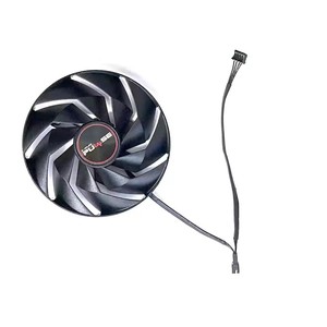 พัดลม GPU <span class=keywords><strong>RX6750</strong></span> 0.45A DC 12V 95มม. FD10015M12D 4PIN สำหรับการ์ดจอแซฟไฟร์พัลส์ AMD Radeon RX 6750 XT - Product Image 5