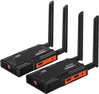 Kit extensor inalámbrico de vídeo 1 TX a 4 RX 5,8G 820FT/250m para transmisión de vídeo de cámara a TV OBS transmisor inalámbrico de transmisión en vivo