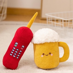 משחק מצחיק קונסולת צעצועים ממולאים מזון plusgies בקר משחק טלפון בירה משחק קרש לילדים צעצוע ילדים מתנות - Product Image 4