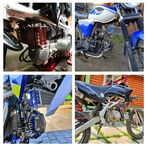 Enfriador de Aceite para Motocicleta Pitbike <span class=keywords><strong>125cc</strong></span> para <span class=keywords><strong>Honda</strong></span> Monkey Yamaha Moped Dirtbike Scooter Accesorios Enduro Motocross Radiador de Aceite - Product Image 5