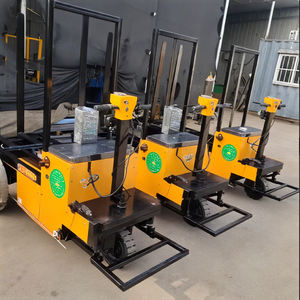Volautomatische Elektrische Bouwplaats Truck Plastic Beluchting Platte Baksteen Truck Engineering Handkarren Trolleys Platform - Product Image 5