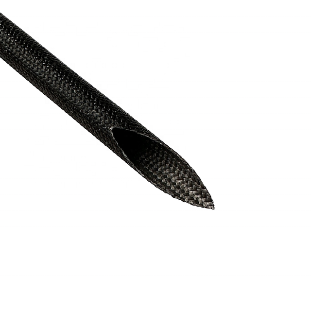 High Voltage White Fiberglass Sleeve Class H Rubber Silicone Insulation Material for Electrical Applications