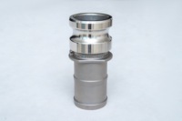 Conector rápido de acero inoxidable 316 Camlock/Groove Tipo de acoplamiento rápido B C D DC DP E F 50mm Caja de modelo de cabeza técnica de fundición de tubería