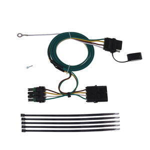 Arnés de cableado de 4 pines para conector de remolque de camioneta C K 88-99, 12 V, aislado con PVC, clasificación IP65, con conectores y bridas de sujeción - Product Image 1