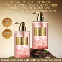 Gel Douche Parfumé aux Acides Aminés MERCILEN – Vente en Gros – Nettoyant Corporel au Caviar et Collagène avec Microcapsules – Essence Parfumée Longue Durée pour le Bain