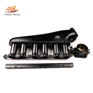 2jz GE Billet 2jz Manfloid de admisión de aluminio 90mm con riel de combustible y cuerpo del acelerador 90 para Lexus <span class=keywords><strong>Is300</strong></span> 2002 <span class=keywords><strong>Intake</strong></span> 2jz GE - Product Image 6