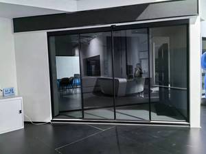 Portes coulissantes en aluminium pour véranda et patio, avec double vitrage isolant en verre trempé, design moderne, CHANGYI - Product Image 5