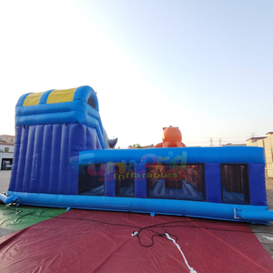 Grand château gonflable avec toboggan, aire de jeux gonflable, combo pirate gonflable - Product Image 5