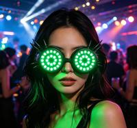 Lunettes LED Lumineuses Multicolores Tendance pour Bars, KTV, Soirées et Spectacles – Accessoires d'Ambiance Technologiques et Lumineux