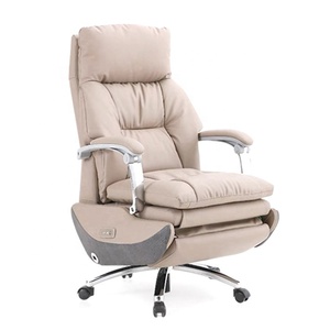 <span class=keywords><strong>Silla</strong></span> Ejecutiva Ergonómica de Lujo 2025, <span class=keywords><strong>Silla</strong></span> de Oficina de Cuero PU Beige, Clase 4, Elevación a Gas, para Trabajo en Casa, Escritorio, Computadora, Puede Cumplir con la Norma CE - Product Image 2