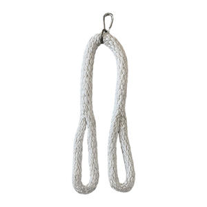 En gros, Corde de fitness à double tête en acier avec poignée de tension pour entraînement musculaire des triceps, type Flying Bird, avec anneau en nylon - Product Image 1