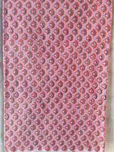 Tela de Algodón Estampada a Mano con Diseño Floral Indio, Material por Metros para Coser, Acolchar, Manualidades y Decoración del Hogar - Product Image 4