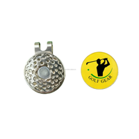 Clip de Chapeau de Golf en Alliage de Zinc et Acier Inoxydable Durable avec Marqueur de Balle Magnétique pour Utilisation Extérieure – Accessoire de Golf Idéal pour Cadeau (Vente en Gros)
