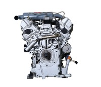 Éclaboussures de pression 17HP Mini V Twin Four Strokes Moteur d'avion Moteur diesel refroidi à l'eau Moteur diesel 2 cylindres à vendre