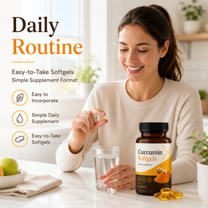 Cápsulas de Curcumina Orgánica en Oferta, 500mg 1000mg, Extracto de Cúrcuma al 95%, Apoyo para las Articulaciones, Sin Gluten, 60 Unidades - Product Image 4