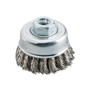 METABO - 623796000 Cepillo Copa M 14, alambre de acero, trenzado (paquete múltiple)-EAN 4007430408204 ABRASIVES - Product Image 1