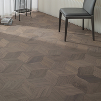 Parquet en chêne multicouche gaufré T&G motif feuille, qualité ABCD, 18mm 20mm, installation facile, idéal pour la maison de campagne