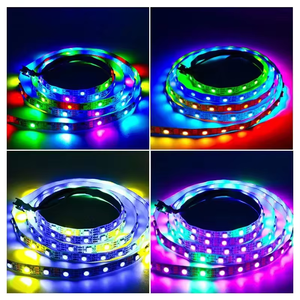 12v 5050 rgb Rgbic 100ft couvercle en silicone étanche extérieur à piles 220v profilé en aluminium led à dénuder éclairées - Product Image 5