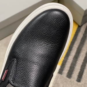 Chaussures décontractées pour hommes en cuir de veau véritable, mocassins plats de bureau pour homme, personnalisables avec logo, directement de l'usine - Product Image 2