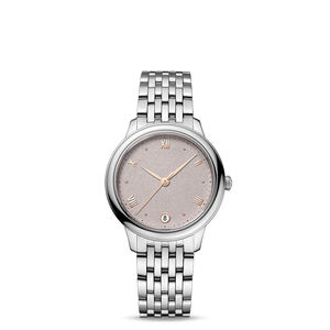 Reloj mecánico de lujo con espejo de cristal de zafiro en forma de arco, correa de acero inoxidable de 34mm, estilo de negocios resistente al agua - Product Image 6